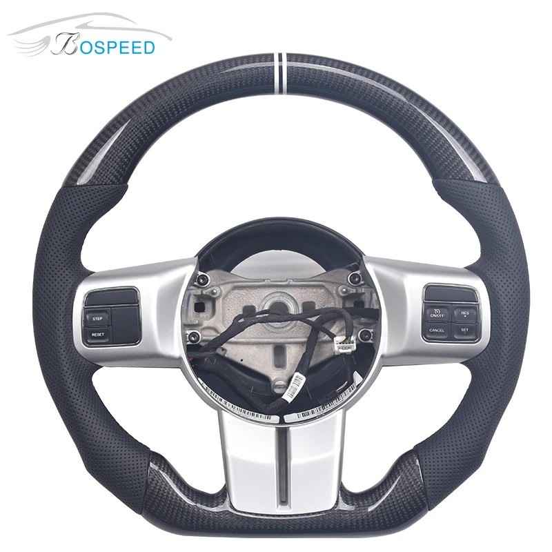 

Real Carbon Steering Wheel for Jeep Compass Cherokee (Grand Cherokee) Wrangler Patriot Carbon Fiber Real Steering Wheel