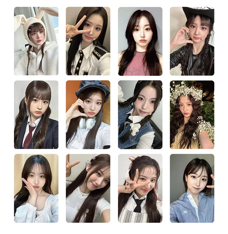 55Pcs/Set NMIXX Idol New Series KYUJIN JIWOO BAE SULLYOON HAEWON LILY Lomo Cards HD Printd High Quality Postcards Fans Gifts