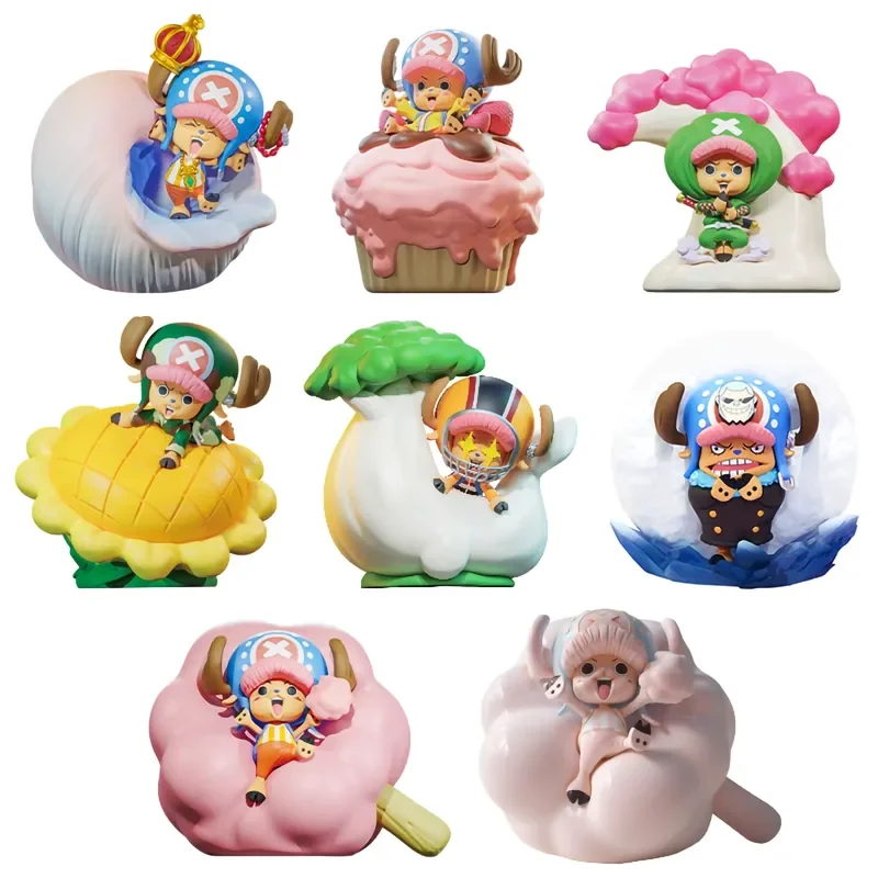 One Piece Tony Tony Chopper Blind Box Light Mermaid Island Cake Island Mystery Handmade Ornament Toy Collectible Trendy Gifts