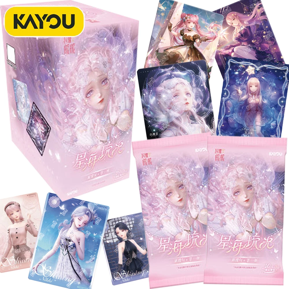 

Kayou Original Miracle Nikki Collection Cards Chinese Popular Dress Up Game Figure Sparkling Exquisite Moments Art Cards Gifts