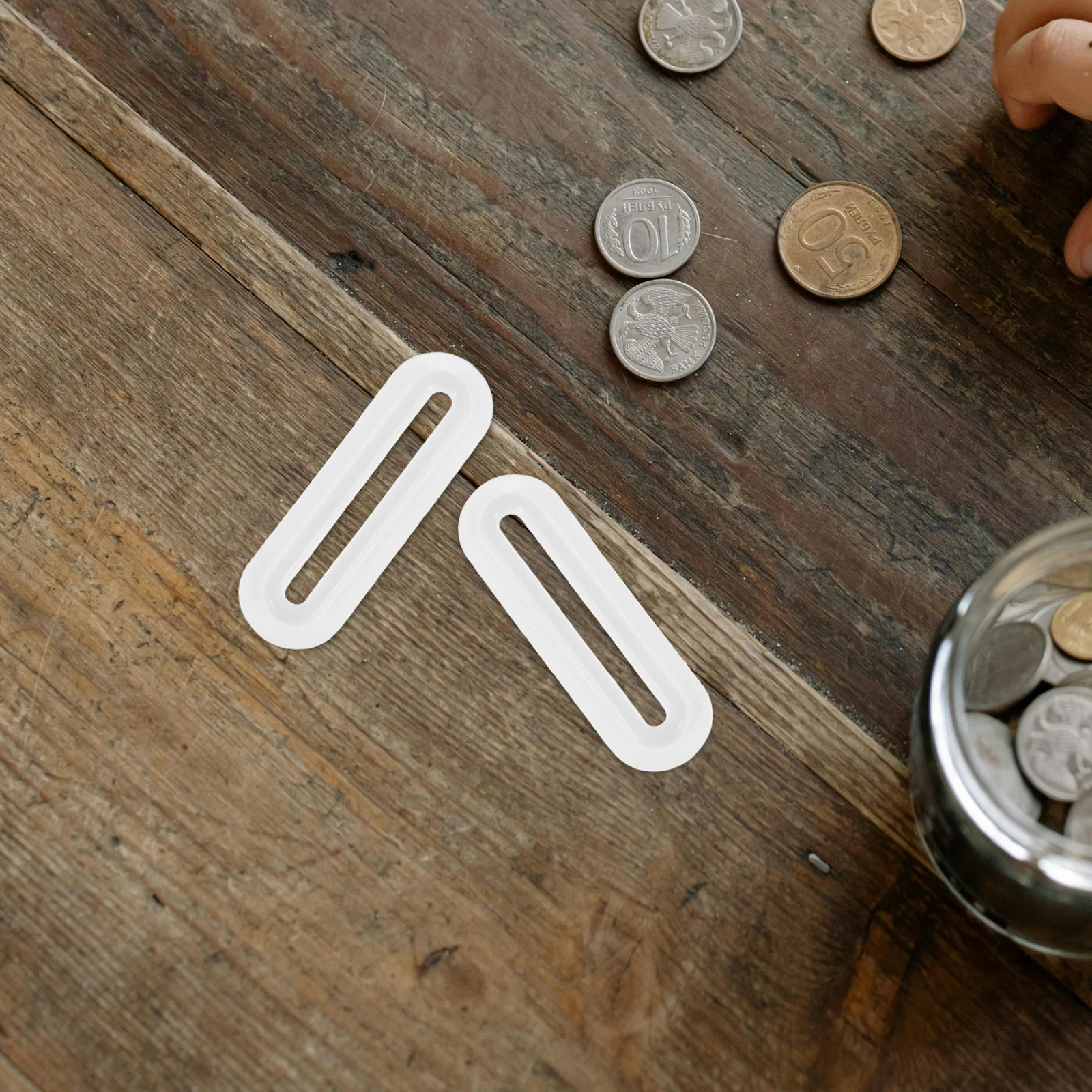 

20pcs Oval Vertical Insert Coin Slot Slots Diy Mechanism For Savings Bank Blank Insert Vending Machine Replacement Accessory