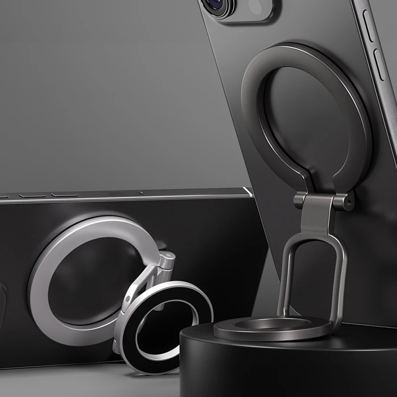 

Двусторонний магнитный держатель для телефона Magsafe, складная сильная магнитная подставка для мобильного телефона для iPhone 17, 16, 15, 14, 13, 12, Xiaomi Samsung
