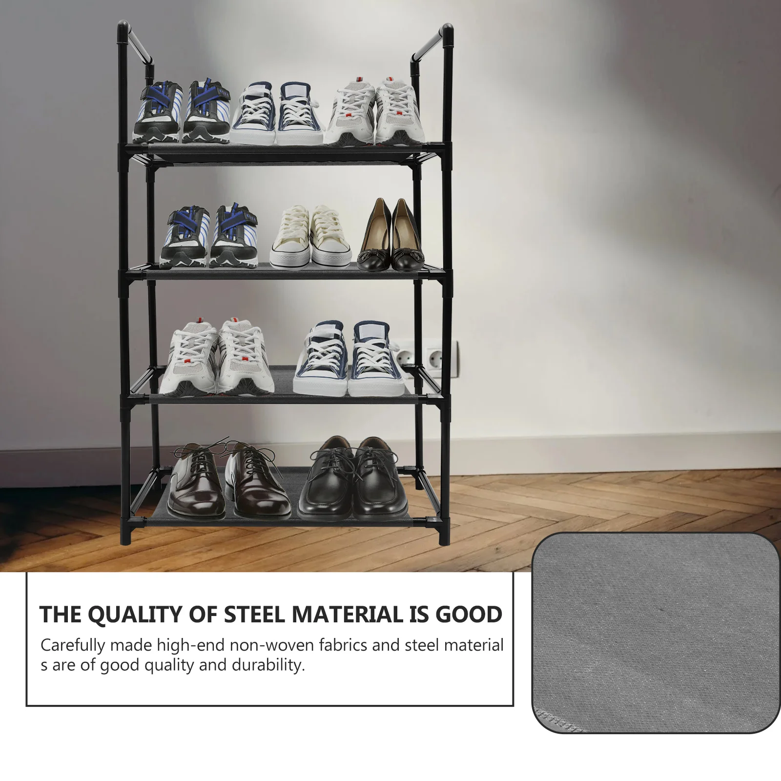 

1Pcs Multi-Layer Shoes Cabinet Storage Rack Space-Saving Shoe Shelf Organizer for Home Dorm Practical Holder