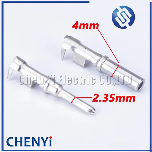 Imagen 2 del producto 20 terminales de crimpado para cable, conector automotriz de metal, pin 1060-12-0122 1062-12-0122 para motor de coche 14-20AWG para DTP Deutsch