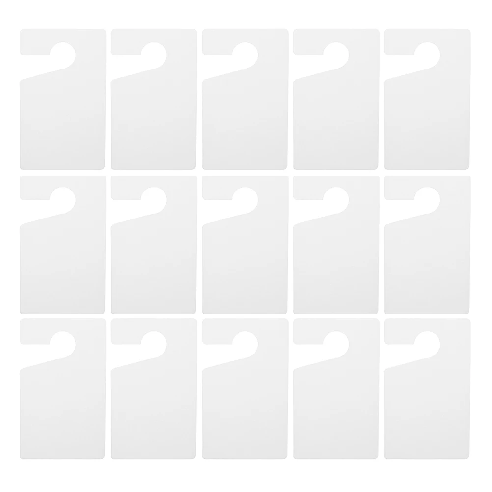 

15pcs Parking Permit Sign Blank Pvc Rearview Mirror Hanging Car Tag Temporary Lot Holder Weather Resistant Durable