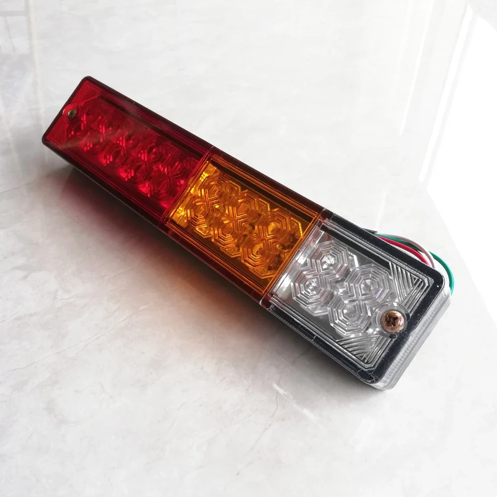 2Pcs Rear Lights For Loader 12V 24V LED Forklift Truck Tail Lights Cargo Car Tractor Trailer Taillights
