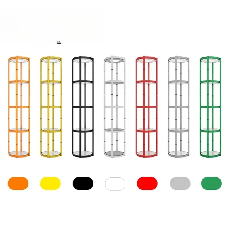 Acrylic pop up display stand foldable spiral winding tower for trade show advertising