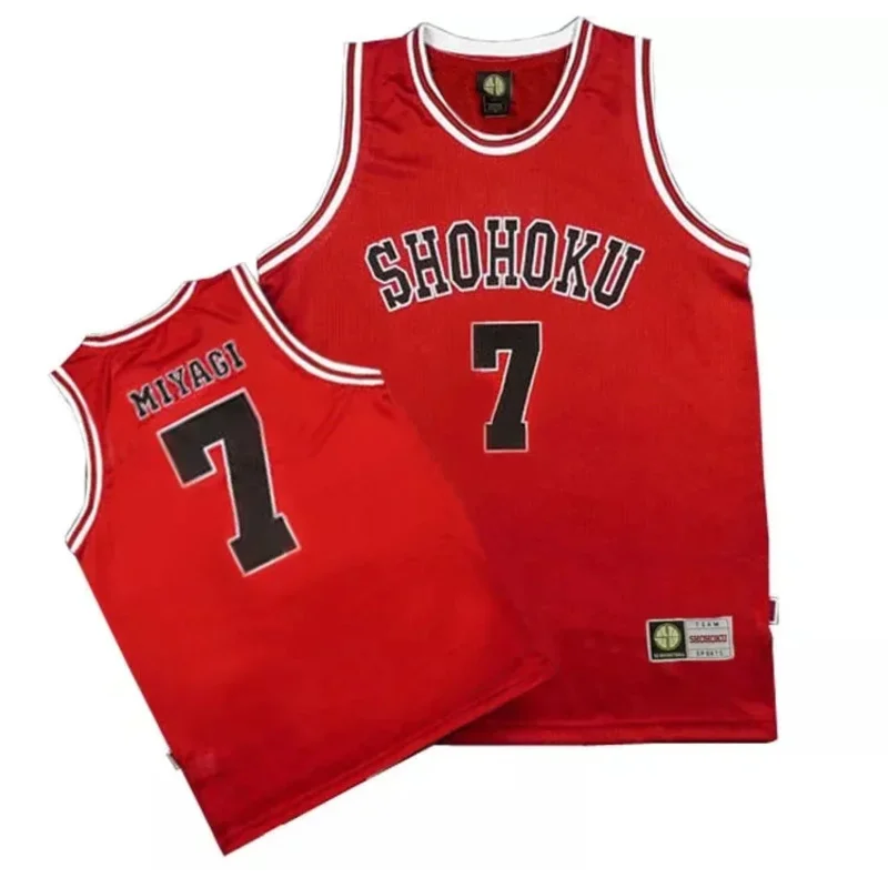 qq78Request7Mitsui Anime Sakuragi Hanamichi Rukawa Cosplay Slam Dunk Shohoku School Basketball Team Jersey Quality Sportswear Co - view 4
