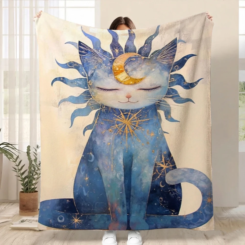 Watercolor Fruit Blueberry Cherry Lemon Blanket Checkered Floral Soft Lightweight Sofa Bed Throw Blanket