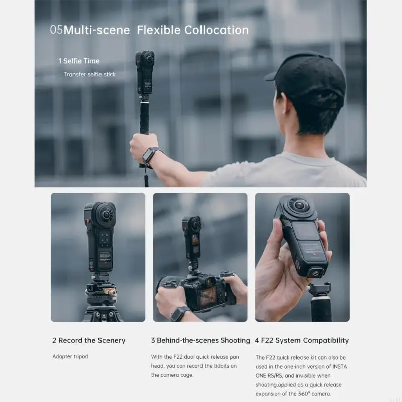 G8DB Ulanzi F22 Camera Adapter Basis Quick Release Plate