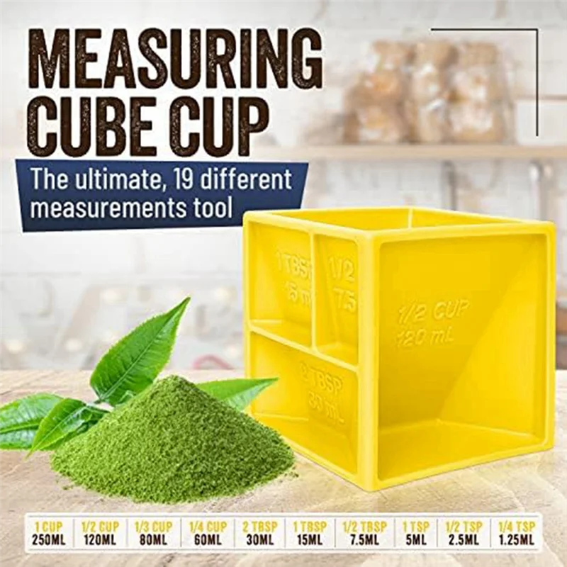1 Pcs Cooking Measuring Cups Dishwasher Safe Measuring Cup Measure Spoons Measuring Spoon Plastic-ABQU