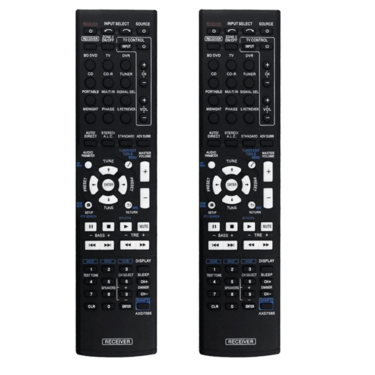 AXD7565 Remote for Pioneer VSX-324-K AXD7565 VSX-819H VSX-828-S VSX-921 Home Theater Audio Video Receiver System