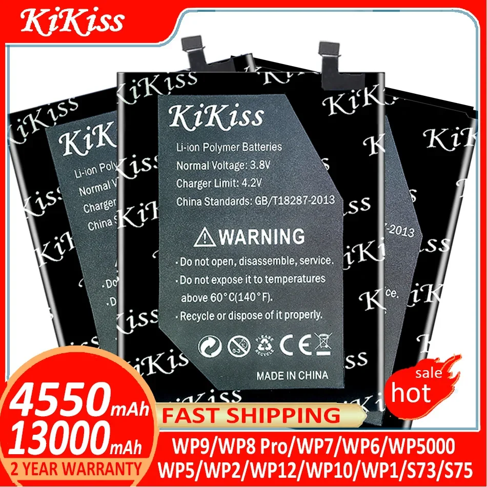 

KiKiss Battery For OUKITEL WP9/WP8 Pro/WP8Pro/WP7/WP6/WP5000/WP5/WP2/WP12/WP10/WP1/S73/S75 Batterij + Track NO