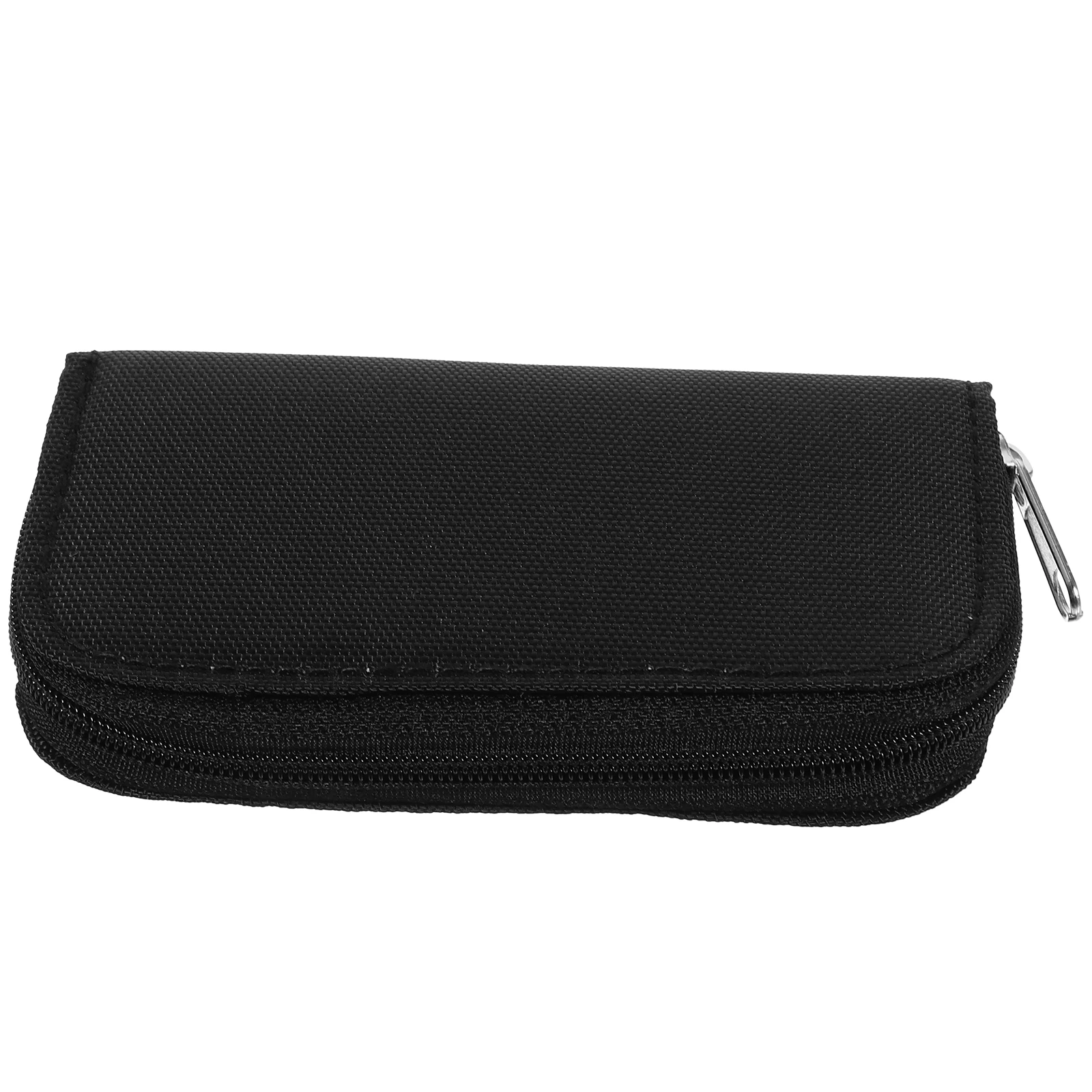 

Memory Card Portable Case 22 Slots Shockproof Lightweight Organizer Zipper Closure Storage Bag Card Holder