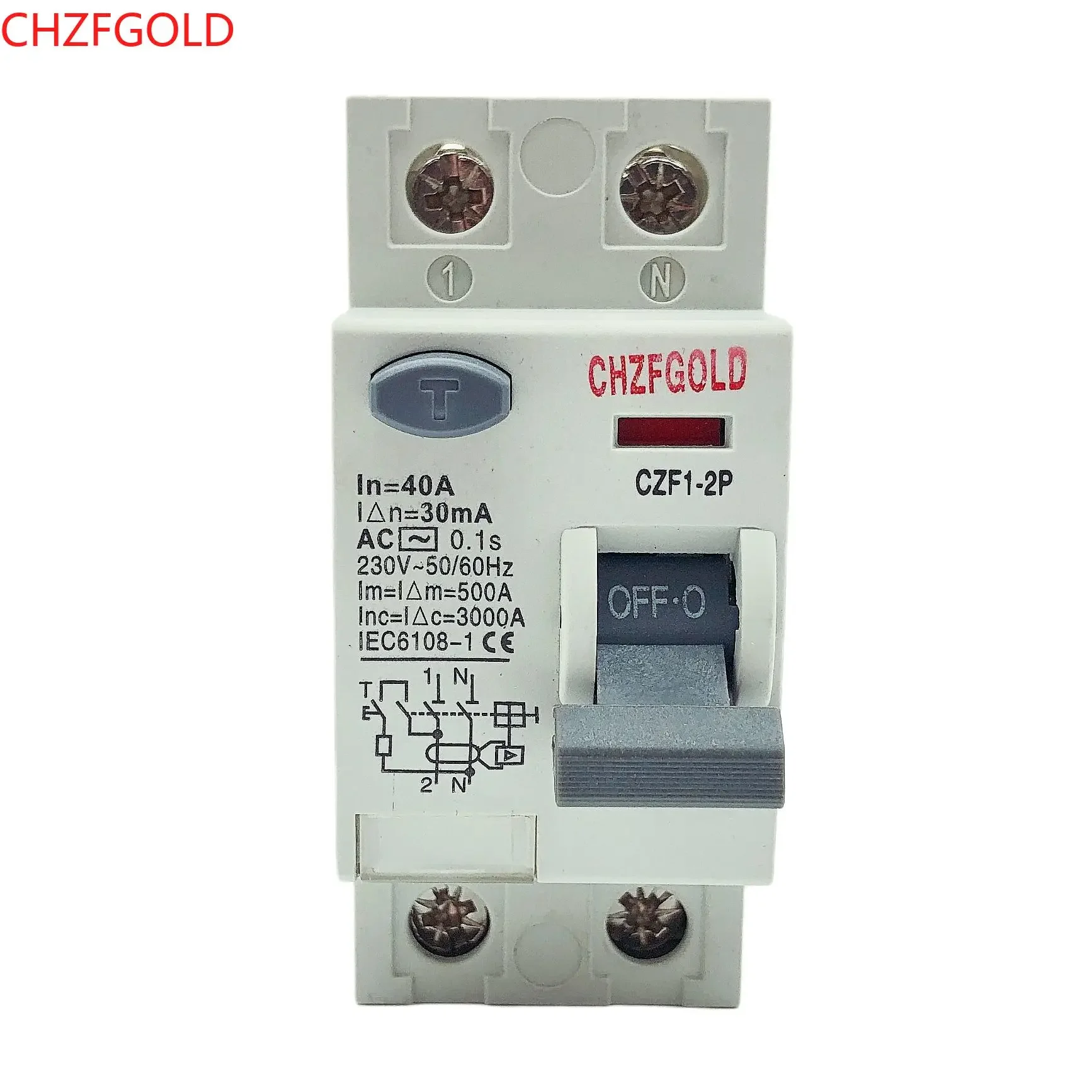 Recloser RCCB Residual Current Circuit Breaker AC220V 2P 40A 30mA RCD