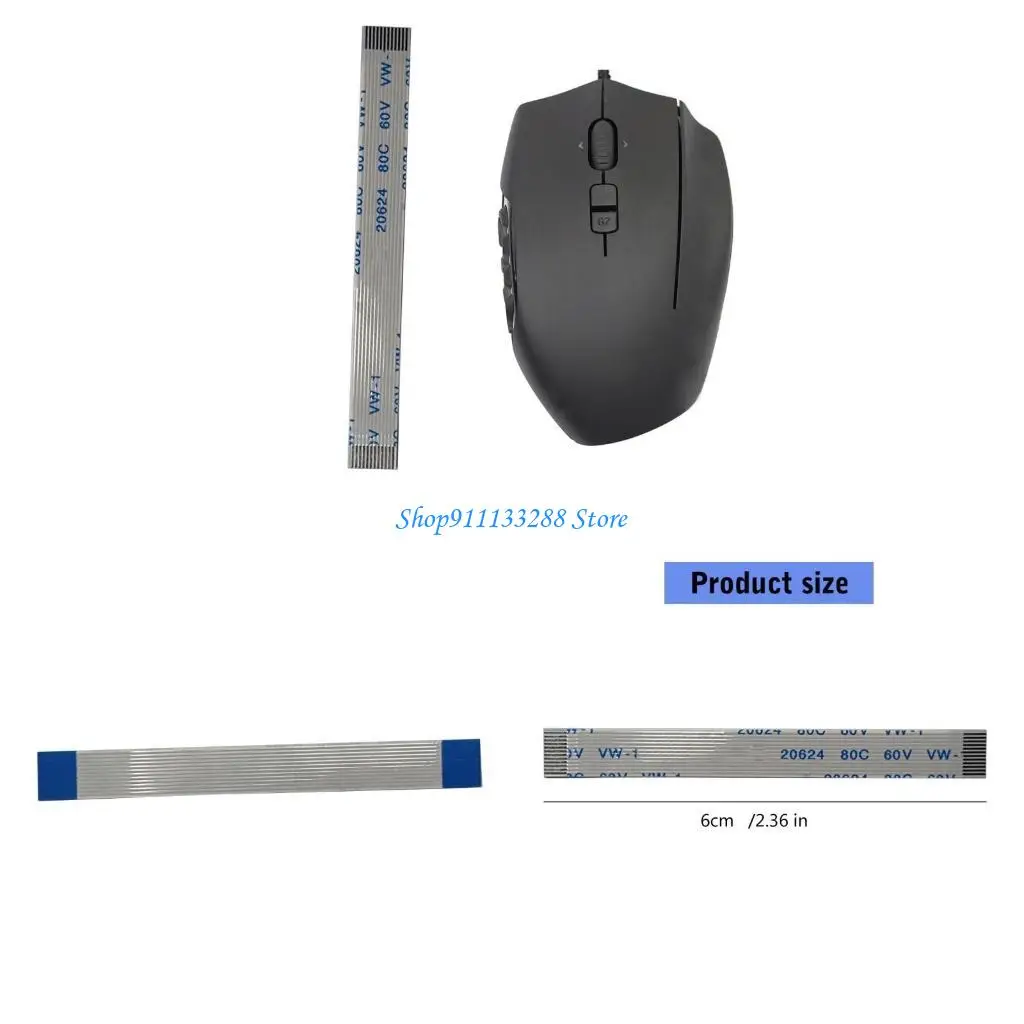 

G88D Replacement PVC Cord For G600 Game Mouse Circuit Board Wire for Comfort and Efficiency