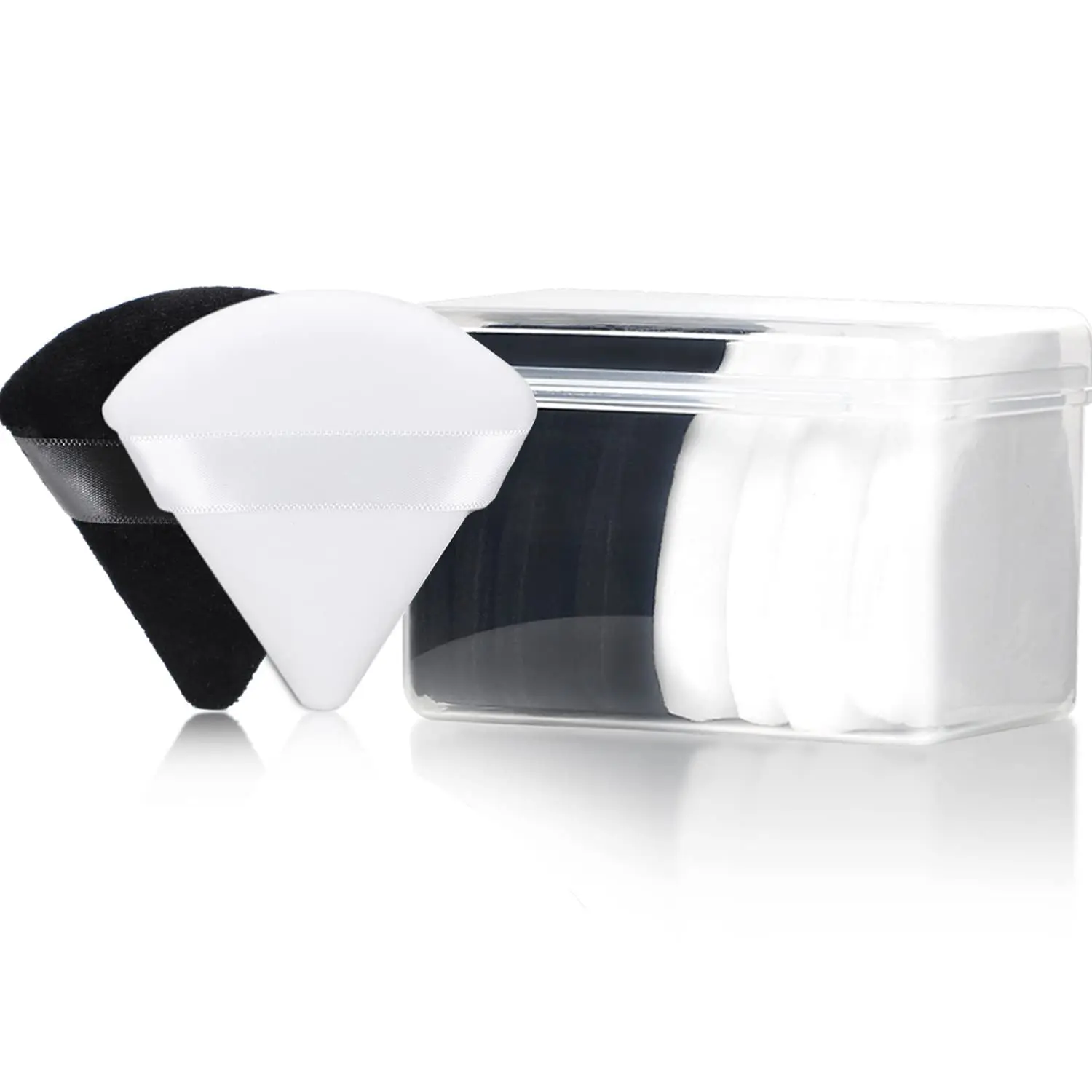 طقم نفث مكياج على شكل مروحة ، نفث بودرة مخملية مثلثة ، أداة تجميل بوسادة هوائية ، أداة تجميل مثالية للمبتدئين ، 8 +