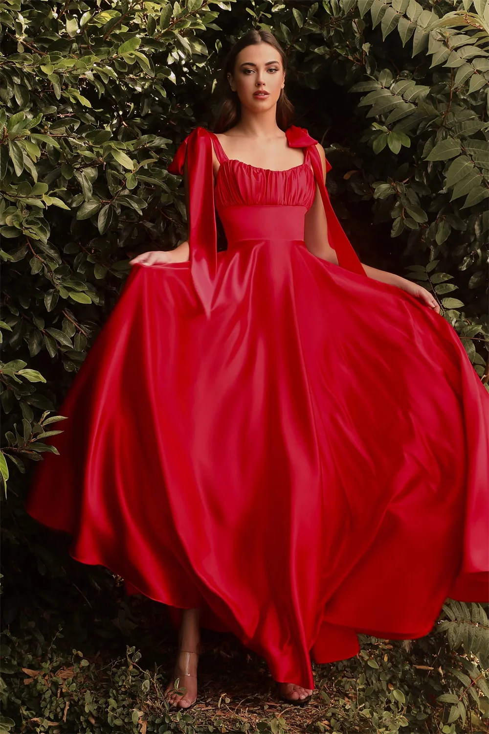 Jessica A-line Fairy  Prom Dresses Red Bridal Dress Evening Dresses Wedding Dress Formal Party Dresses Vestidos De Noche