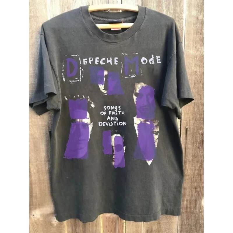 Summer New Neutral Casual T-shirt Depeche Mode Song of Faith and Dedication Journey Men's T-shirt