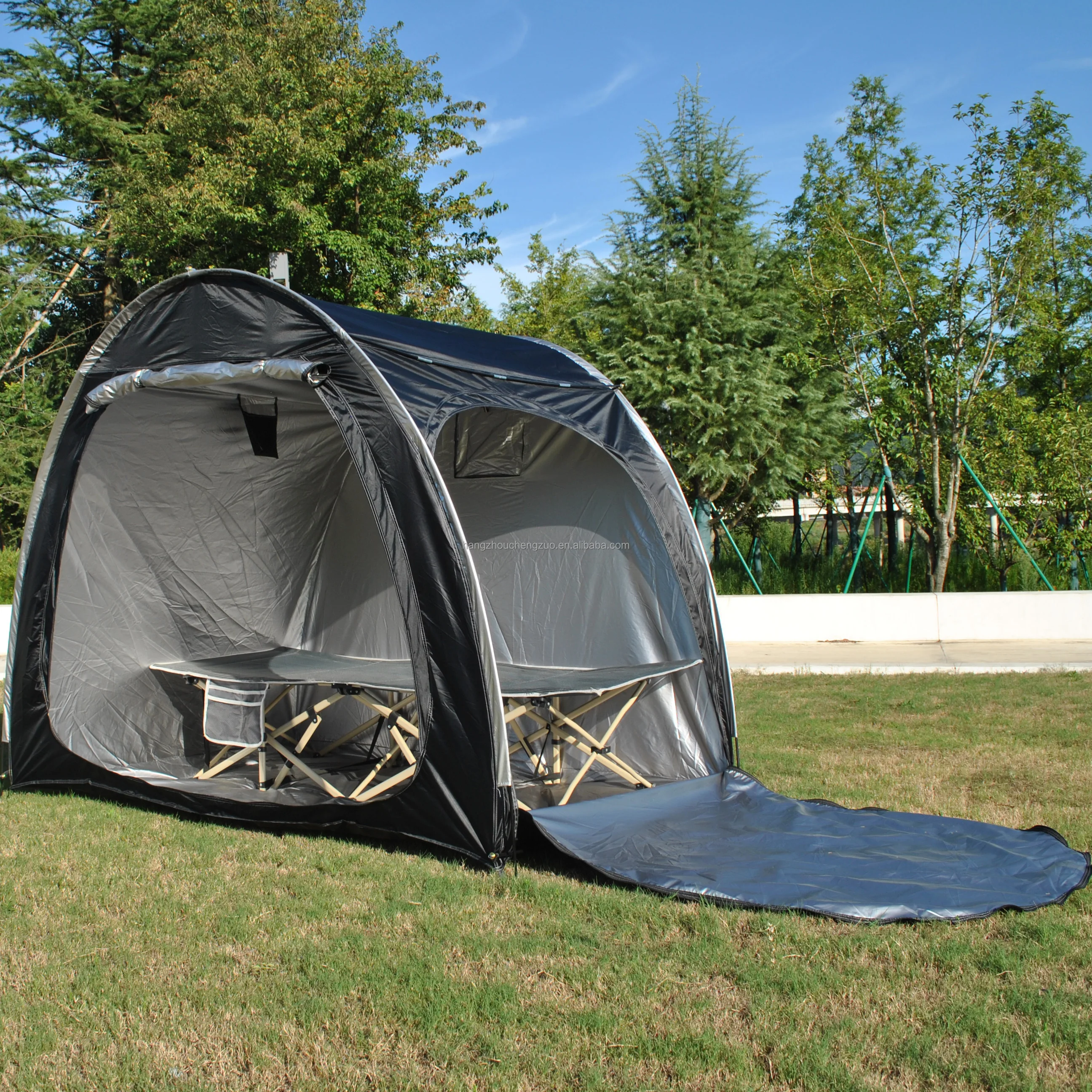 

CZX-827 Premium Tent Storage Shed 4 Storage 4 2 Door Large Crib Motorcyc