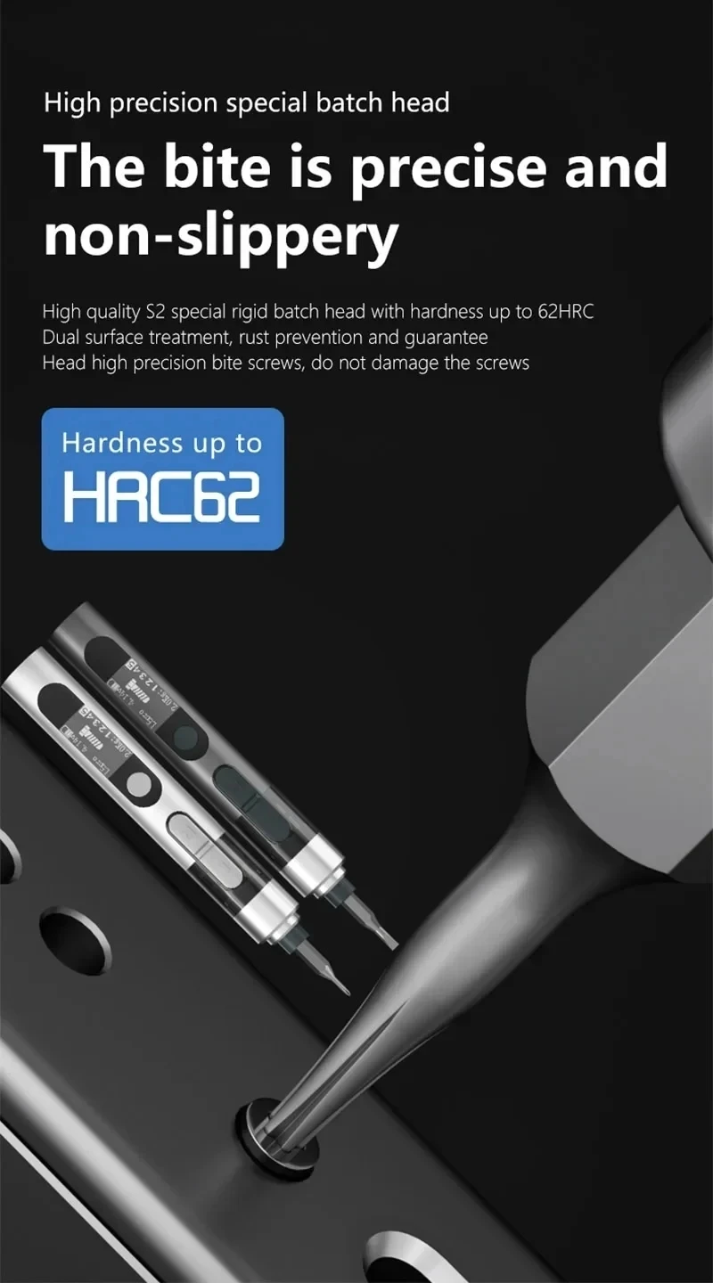 Obeng Listrik Cerdas MaAnt L5 Pro dengan Penyesuaian Torsi Ganda Cocok untuk Peralatan Rumah Tangga dan Alat Perbaikan Ponsel