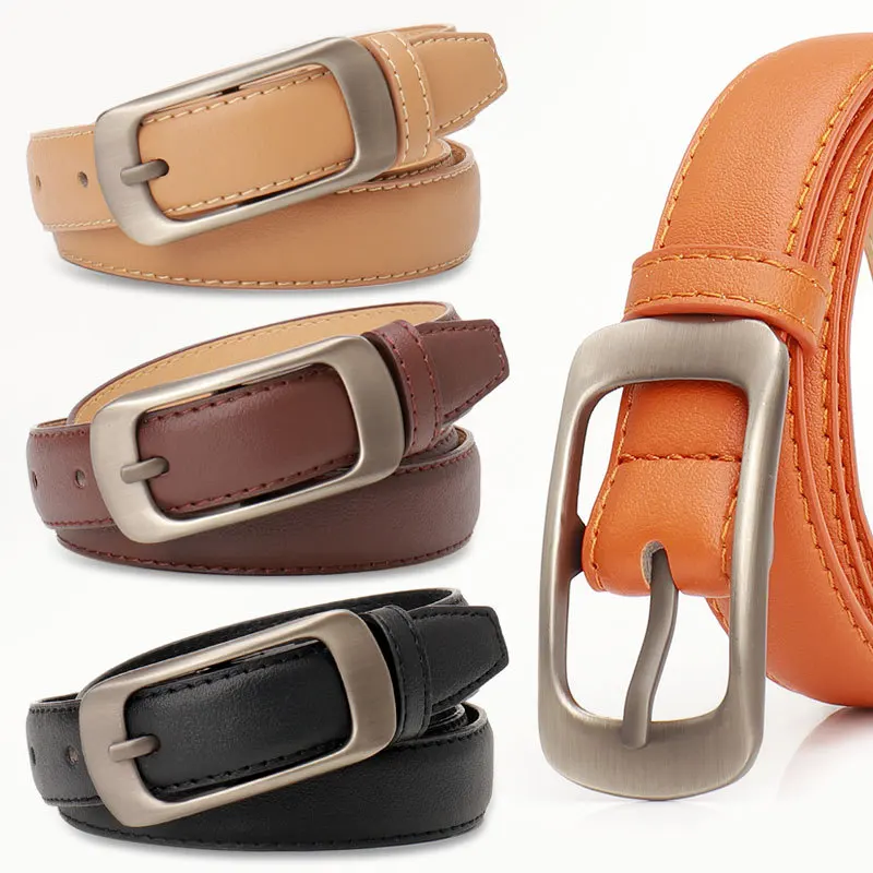 

New Simple Casual Pin Buckle Ladies Belt Versatile Suit Jeans Senior Sense of Men and Women with The Same Paragraph Belt Female