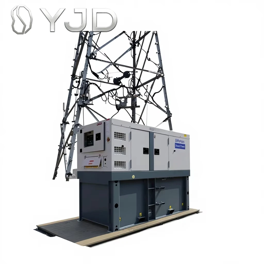 Telecommunications Base Station 50/60Hz 1500/1800RPM 13kVA Silent Type for Generator with 403A-15G1 Engine ATS Option