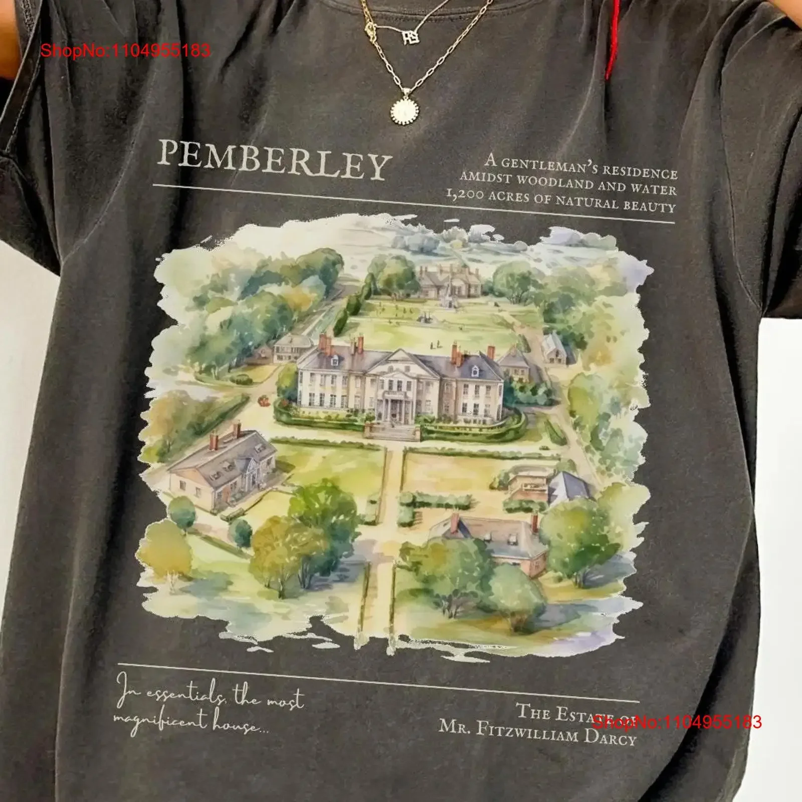 

Pride And Prejudice Pemberley Mr Darcy Jane Austen Book Swag s Barely Tolerable Bookish Things T Shirt vintage Washed