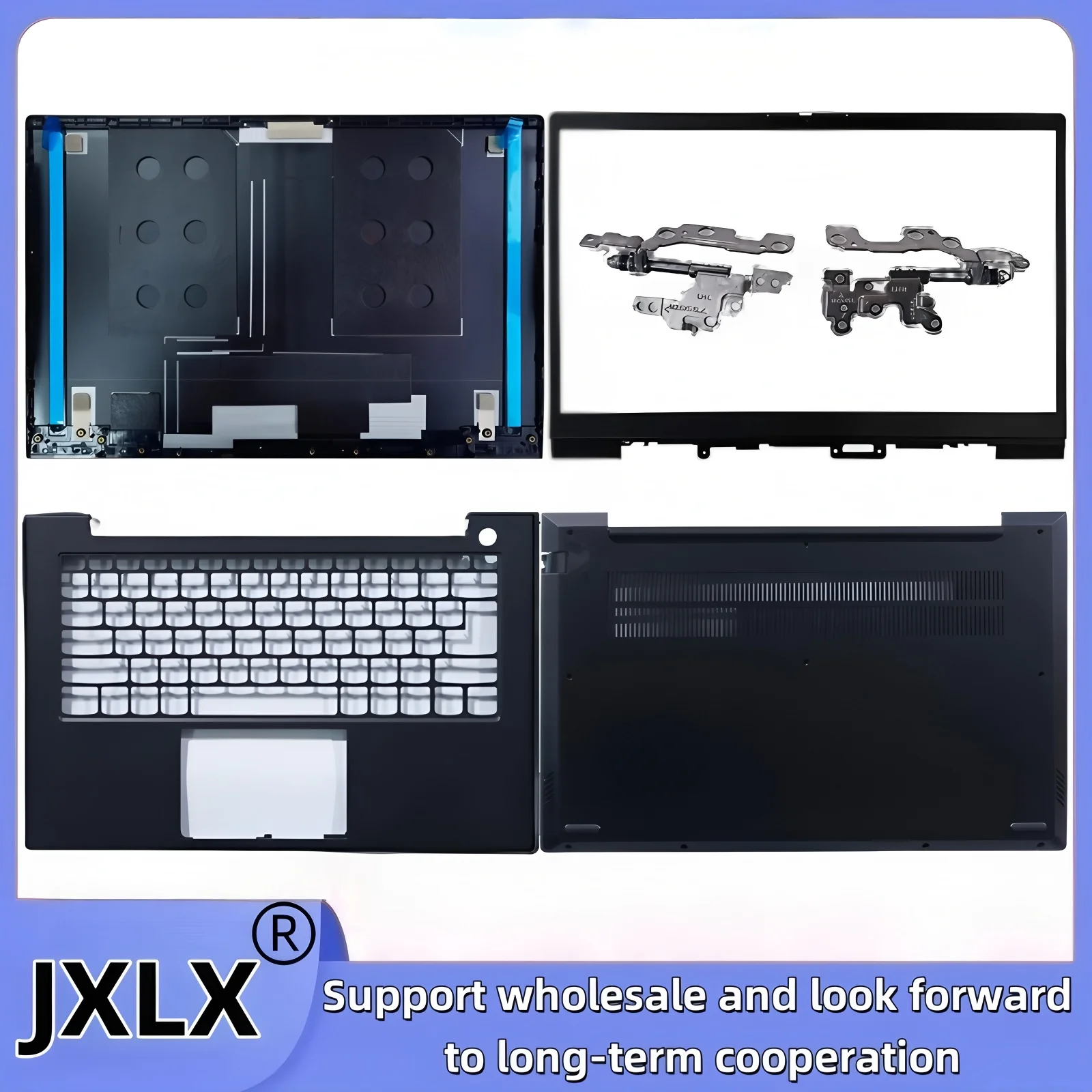 JXLX® New For Lenovo K4E-ITL K4E-ARE K4E-ACL 2021 Laptop LCD Back Cover Top Case/Bezel cover/Palmrest Cover/Bottom Base Cover