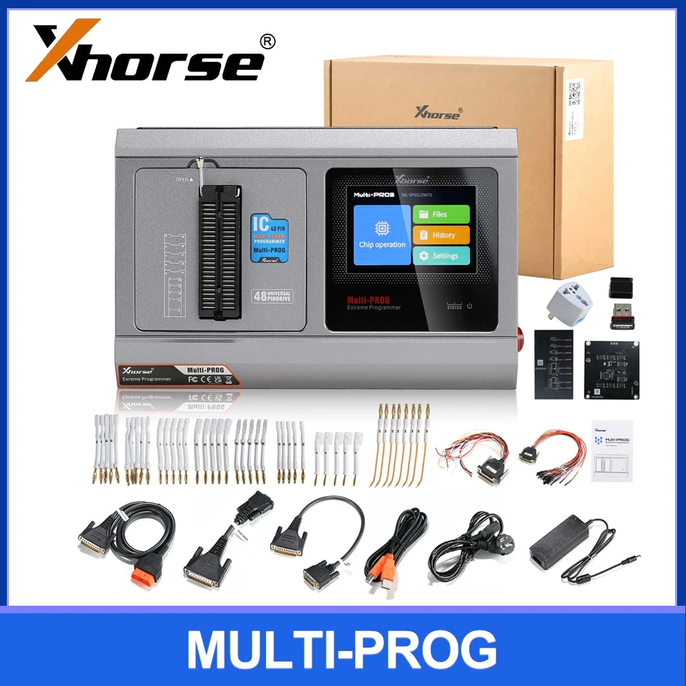 

Xhorse Multi-Prog Programmer ECU Programmer Update of VVDI Prog with Free MQB48 License Expert Mode Batch Write Chips