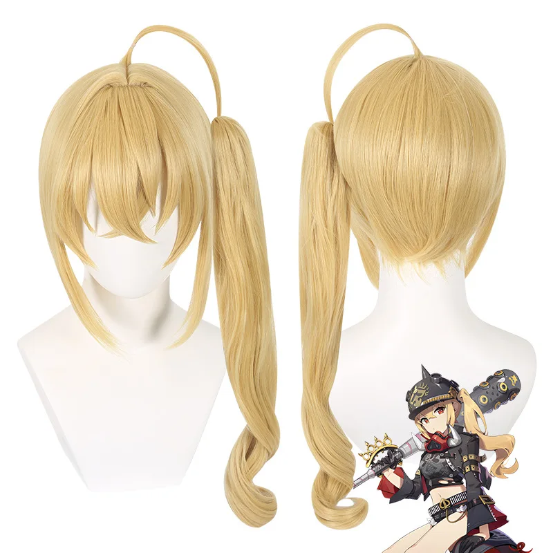 

Long Wavy Ponytail Synthetic Hair Wig Natural Scalp Top Clip in Heat Resistant Cosplay Party Daily Use