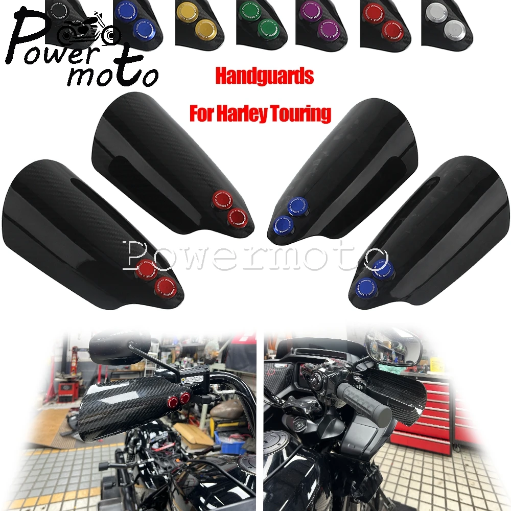 For Harley Touring Road King FLHR CVO/SE FLHRSE4 FLHRSE5 2008-2016 Motorcycle Hand Guards Handguards Shield Windproof Protective