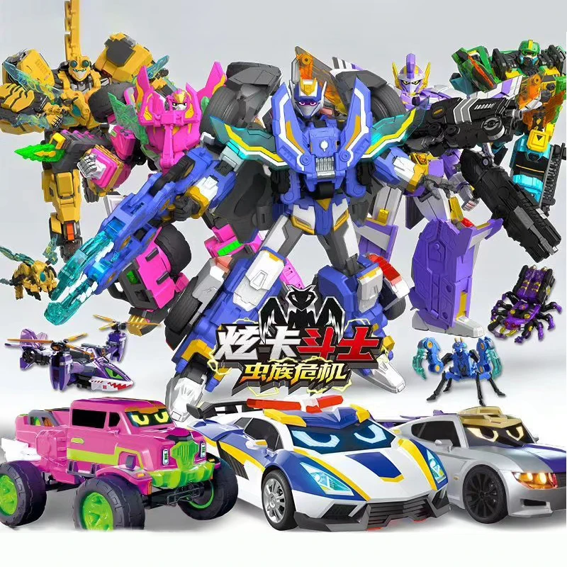 

2026 New Metal Cardbot Wild Guardy Bliffal Crush Transforming Robot Car Card Toy Action Figure ABS Model Transforming Gift