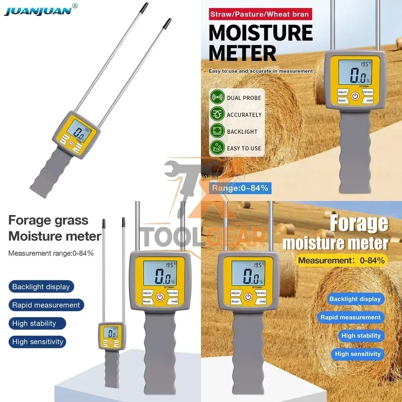 2026hotsale* Factory Wholesale LED Digital Grass Moisture Multifunctional Straw Rice Straw Wheat Bran Alfalfa