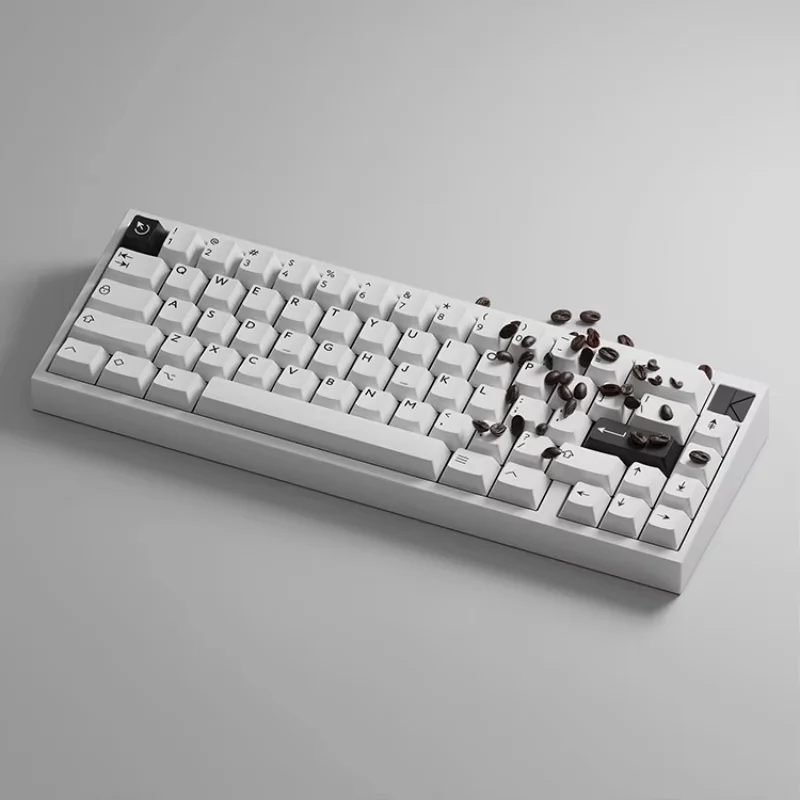 Pure white keycap PBT material, two-color process, original height