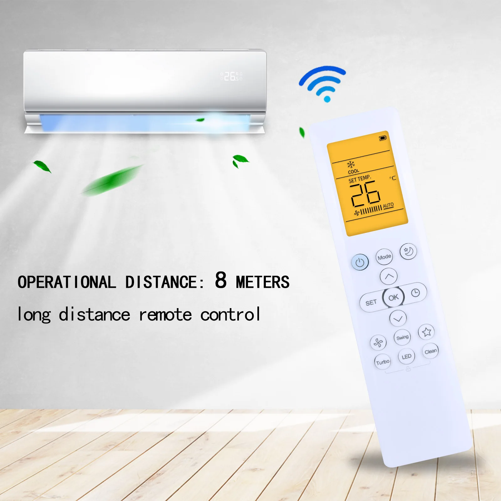 Nuovo Per Midea Condizionatore D'aria di Controllo Remoto RG10B(E)/BGEF RG10B10(E)/BGEF RG10B(E2)/BGEF