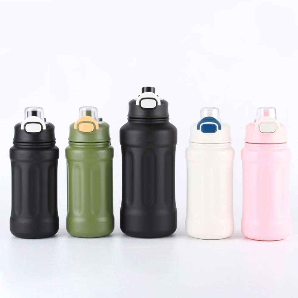 Water Bottle 316 Stainless Steel Insulated Double Wall Large Sports Flask Keep Hot Cold Thermos Cup 600ml 800ml 1000ml