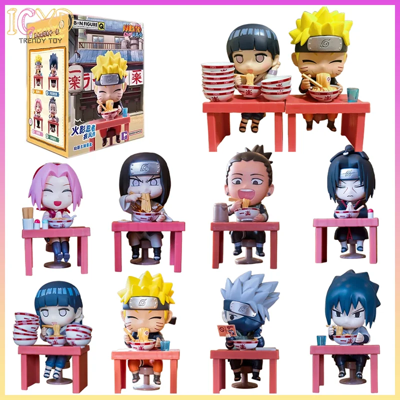 Nueva caja ciega de Naruto genuina, juguete Bnfigureq Shippuden Ramen, serie temática, modelo de estatuilla, decoración de escritorio, regalo de Festival