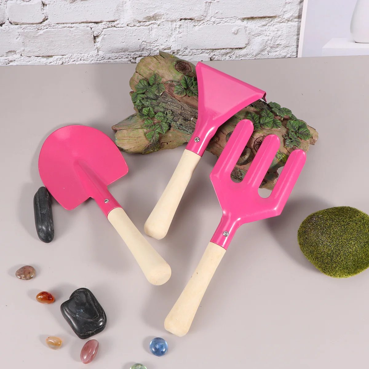 

3Pcs Mini Garden Tool Set for Kids Specially Designed Bonsai and Flowerpot Care Tools Educational Planting Accessories Blue