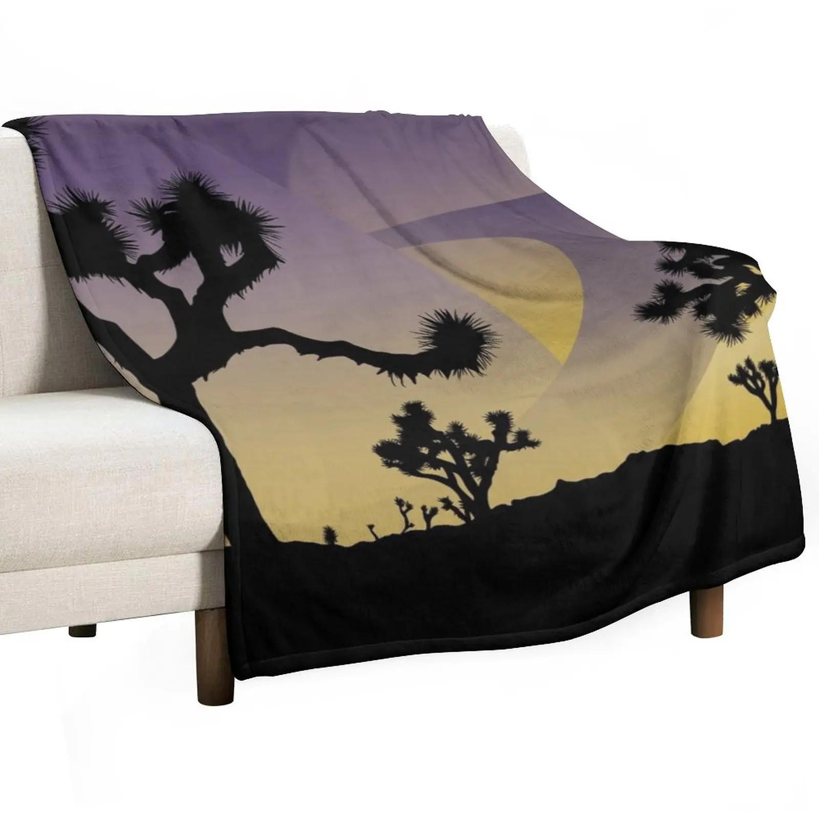 Alien Joshua Trees Throw Blanket valentine gift ideas Winter beds christmas decoration for winter Blankets