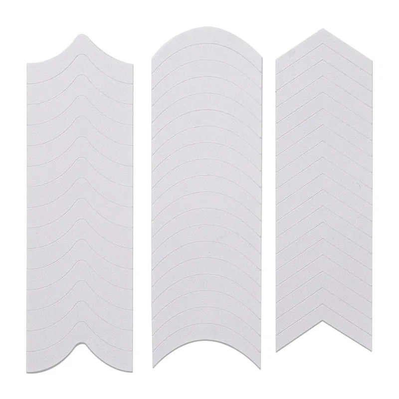 5-teiliges Nail-Art-Schablonen-Set für französische Maniküre, einfache Anwendung von Nagellack, Aufkleber für perfekte Nagelspitzen – Detail 3