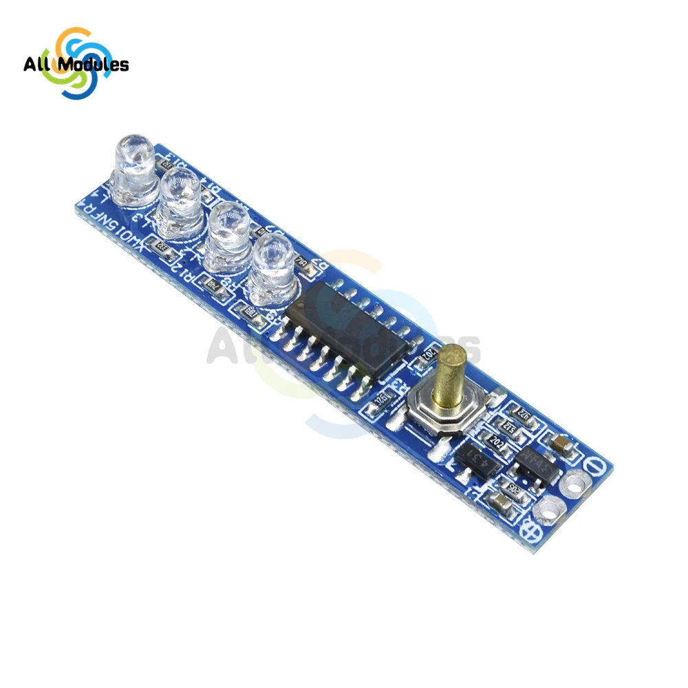 1S 2S 3S 4S Lithium Battery Capacity Indicator LED Indicator Display Board Module Power Level For 18650 Lithium Battery DIY Kit