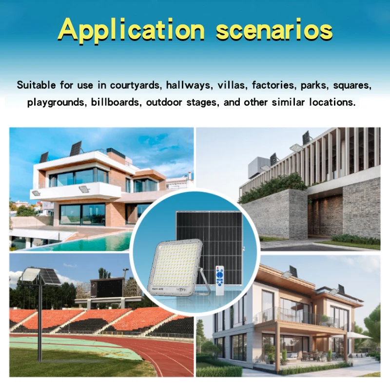 90LED Outdoor Solar Flood Light Cool White Waterproof Safety Spotlight for Porch Yard Garage Lighting