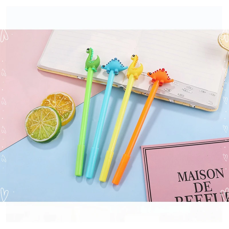 24 Pcs Creative Stationery Dinosaur Gel Pens Set Cute School Supplies Kawaii Stationery Pens for Writing