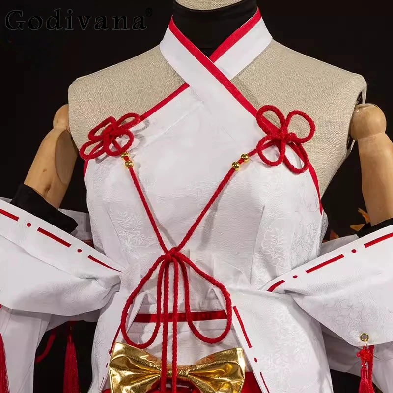 Gioca a ruolo Abbigliamento Abbigliamento Donna Gioco Dragon Raja Uniforme Gonna di Halloween Set Abiti natalizi per feste di carnevale femminili