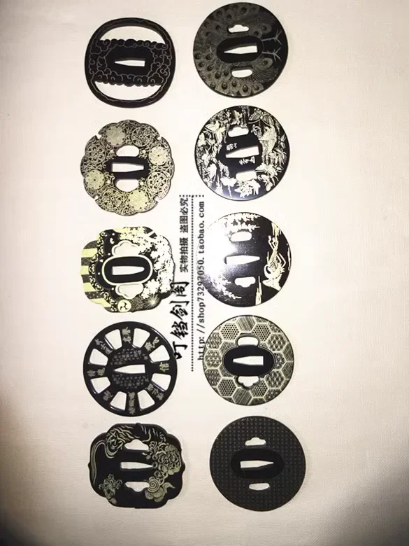 واقي اليد من الحديد كاتانا تسوبا عالي الجودة، ملحقات السيف، لسيارة الساموراي كاتانا تانتو تاشي واكيزاشي صابر كالفري نينجيا