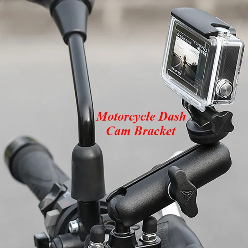 

1PCS Motorcycle Driving Recorder Bracket Is Stable and Anti-shake 360° Rotation Anti-skid Anti-vibration Vehicle Fixed Bracke