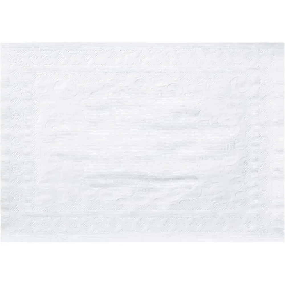 

14 x 10 белых классических салфеток с тиснением и прямыми краями, футляр из 1000 шт.