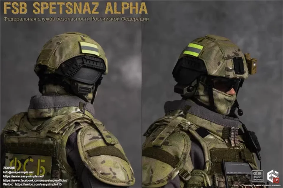 1/6 Easy&Simple ES 26050R FSB Spetsnaz Alpha Military Toys Model