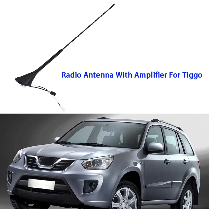 Antena de Radio con amplificador para coche, accesorio para Chery Tiggo QQ6 jasgi A1 Kimo A113 Face A3 Skin X1 Indis Beat, A11-7903010AB aérea